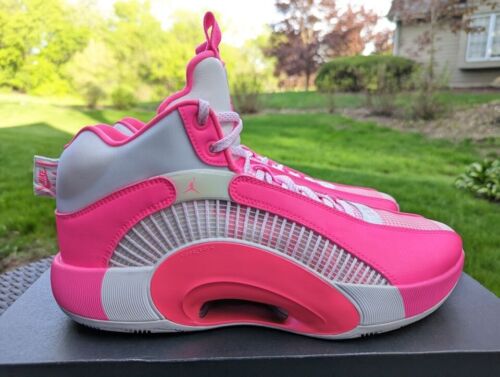 Jordan XXXV 35 Marquette PE Player Edition Size 9.5 Pink Kay Yow Team Issued - Picture 1 of 9