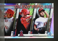 2017 Bowman Chrome #TP-LAA Talent Pipeline Angels Thais, Fletcher, Smith