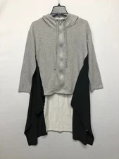 Dubgee By Whoopi Women Hi-Low Colorblock Zip Hoodie Size Medium M104 -9