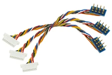 DCC Concepts ~ Decoder Harness 8 Pin to 9 Pin JST ~ 3 Pack ~ DCC-8P9JST