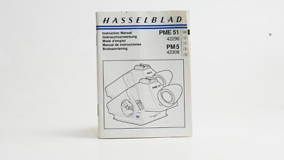 HASSELBLAD PME 51 (42296) PM 5 (42308) ORIGINAL HANDBUCH (MF1063)