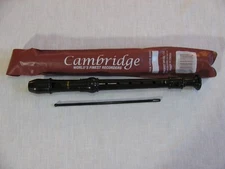 Vtg Trophy Music Cambridge Recorder #575 w/Manual/ Slipcase/Cleaner r