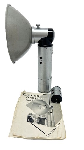 Canon Flash Unit-Y Camera Accessory Micro-SYNC VINTAGE gun Near