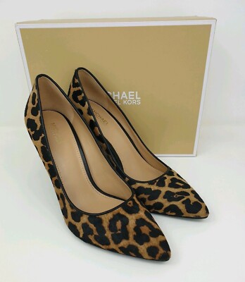 MICHAEL KORS Pumps Claire Leopard Kalbshaar Leder - UK 4 / EU 37