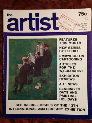 The ARTIST January 1969 Reginald Brill David Hutter G. J. Blockley John Sergeant