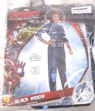 Avengers Black Widow Girls Rubies Halloween Cosplay Costume Sz M 8-10 NWT HA6a