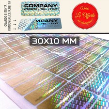 140 Custom printed hologram VOID sticker label security warranty seals 1.2"X0.4"