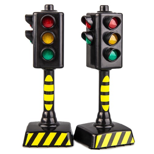 Traffic Light Toy,Mini Traffic Signal Light Model Toy Child Educational Toy,Pack - Afbeelding 1 van 5