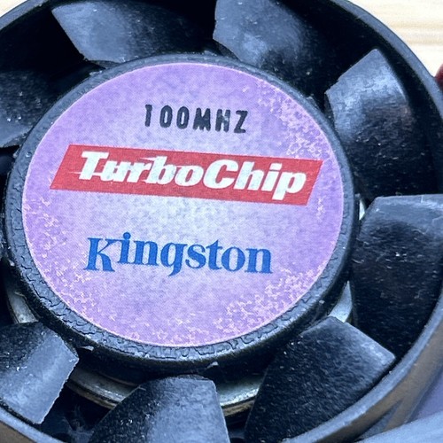 VINTAGE KINGSTON TURBOCHIP # TC586/100 486 SOCKET 3 UPGRADE CPU 5X86 DX 100MHZ - Picture 9 of 13