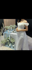dress Wedding White Gorgeous ln excellent condition