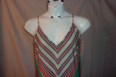 BEIGE By ECI Women's Multi-Colored Maxi Dress SIZE XL | eBay