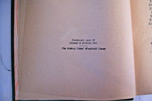 Bobbsey Twins Wonderful Secret 1931 Laura Lee Hope grüne Hartschale - Bild 4 von 4