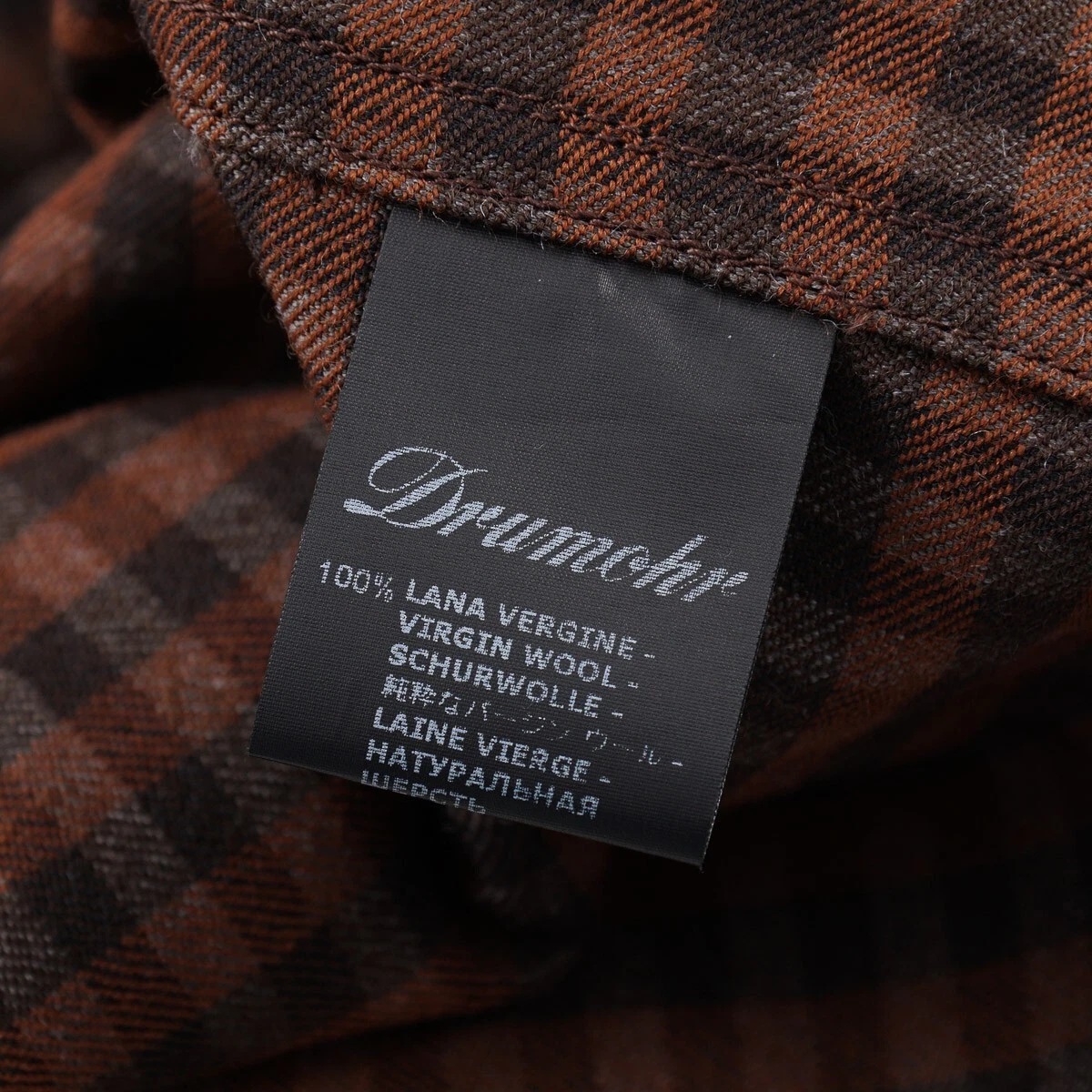 Drumohr  Button-Front Extra-Soft Brushed Wool Jacket M (Eu 48) NWT image 7