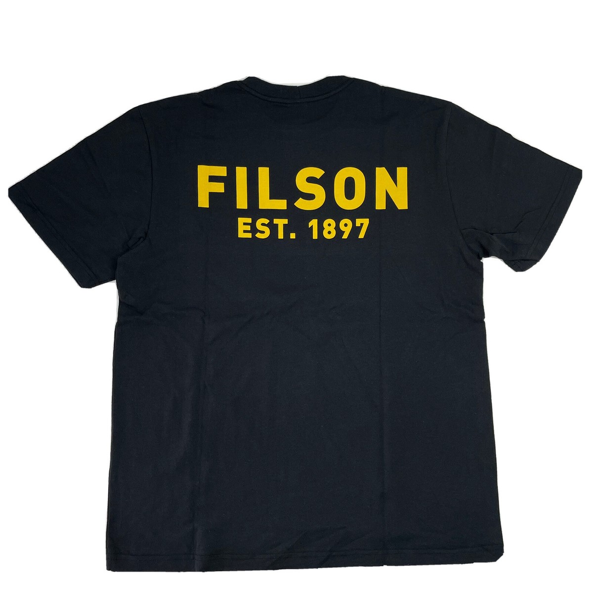 【oan】Marca Paint Over Short Sleeve T-shirt Filson Popeye Short Sleeve Black T-Shirt Men's Various Sizes