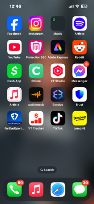 Apple iPhone 13 Pro - 128 GB - Blue (T-Mobile) with TikTok & Lemon8 installed 
