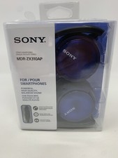 Sony MDR-ZX310AP Blue Over the Ear Stereo Headset New
