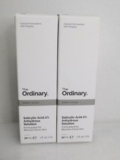 THE ORDINARY SALICYLIC ACID 2 ANHYDROUS SOLUTION 1 OZ BOXED LOT OF 2 READ