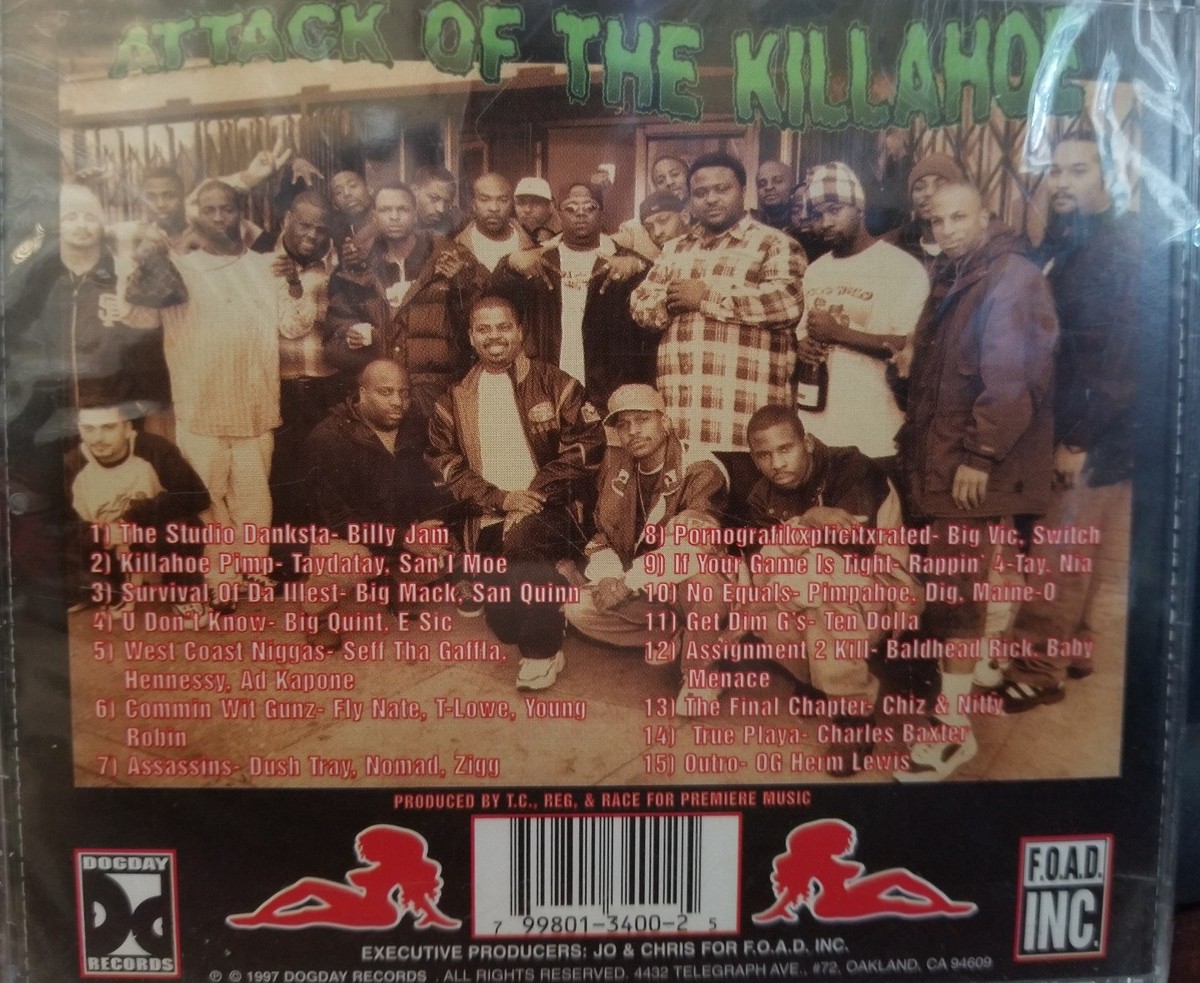 Dog Day Records killah Music Vol 1 CD Attack Of The Killahoe Super 