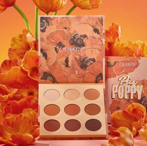 Cute Colourpop Eyeshadow Palette "Big Poppy" BNIB - Picture 5 of 11