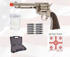 Umarex 2275800 Legends Smoke Wagon 6mm CO2 BB Airsoft Revolver OHYA Bundle