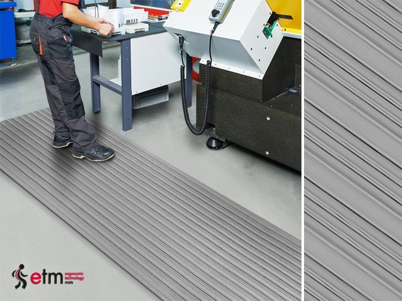 Anti-Ermüdungsmatte | Softer-Work-Mat | Farbe: Grau | Erhältlich in 21 Größen