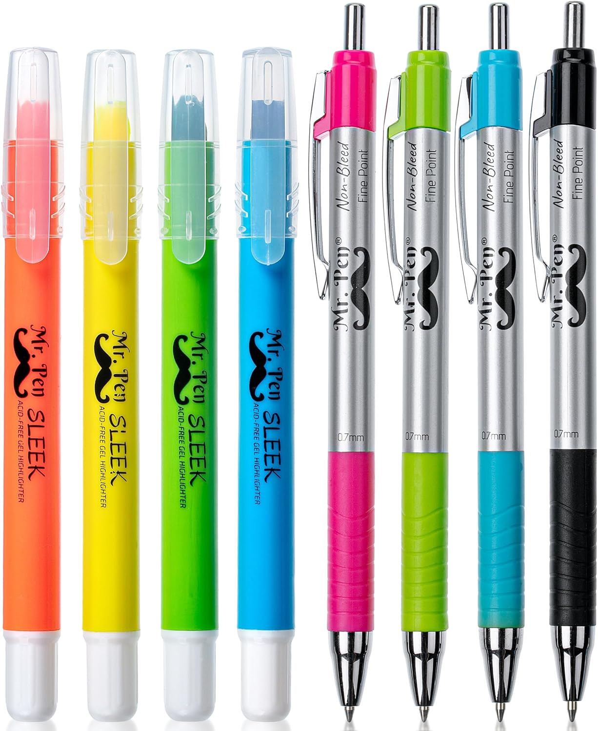 - Bible Highlighters and Pens No Bleed, 8 Pack, Bible Journaling Kit, Bible Pens-image