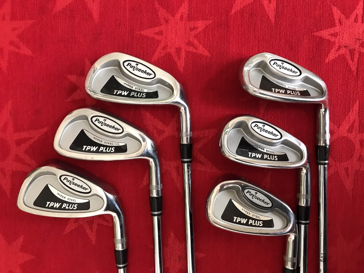 Pinseeker TPW Plus Iron Set 5- PW Tour Lite Firm Flex Hyper Steel 