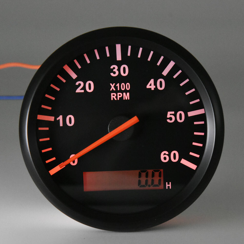 Marine Tachometer 85mm Boat Tachometer 3000,4000,6000,8000 RPM - Foto 8