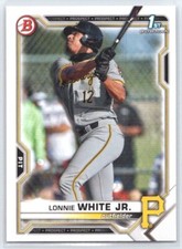 2021 Bowman Draft Lonnie White Jr. #BD-28     Pittsburgh Pirates
