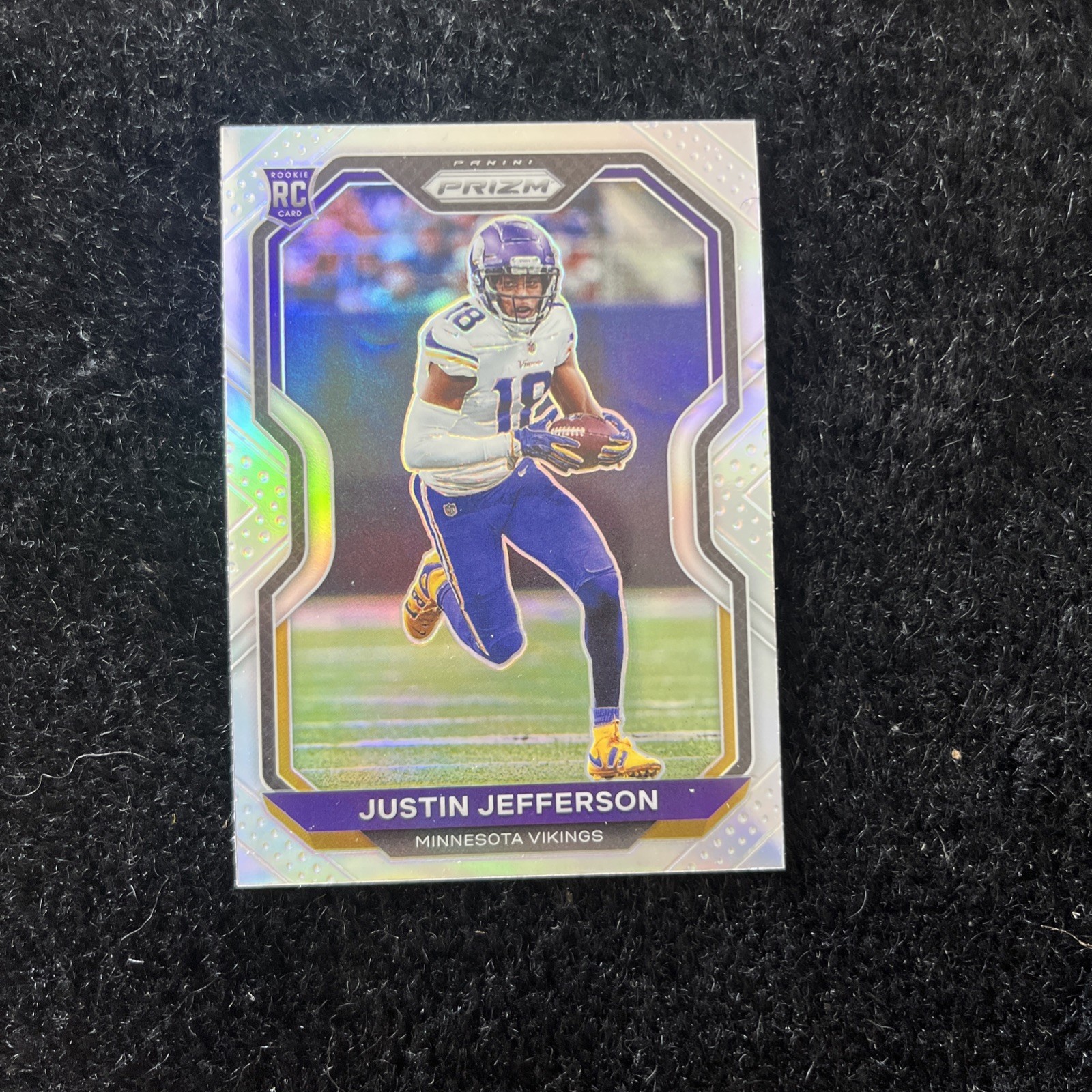 Justin Jefferson Panini Prizm #398 Silver