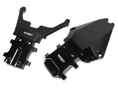 Integy Aluminum Billet Front & Rear Bulkhead for Traxxas 1/10 4x4 Slash/Stampede