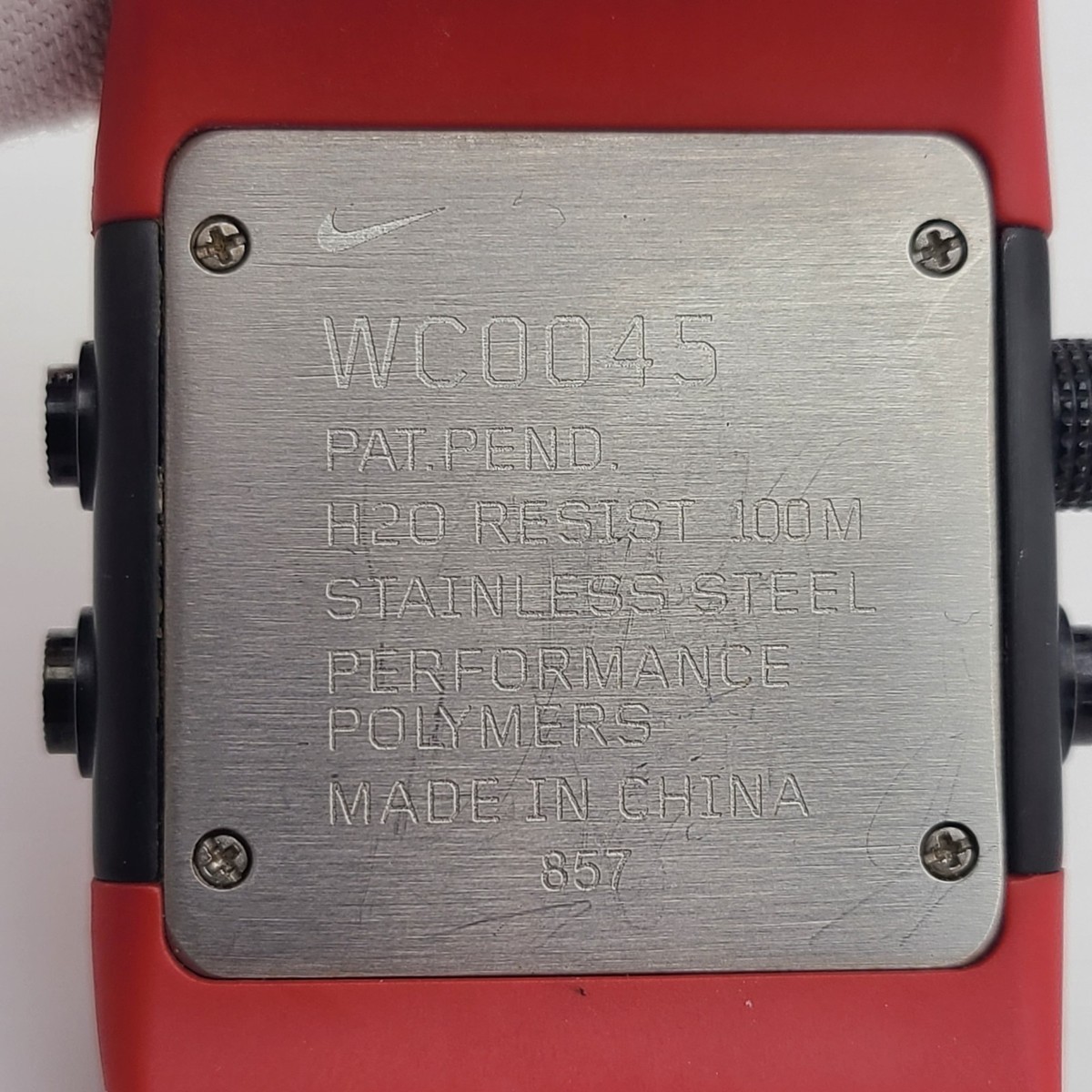 Nike Mettle Chisel Sport Red Performance Men's Watch WC0045 -857