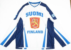 T-shirt Hockey Finlande SUOMI – Sélection Nationale, Taille XL