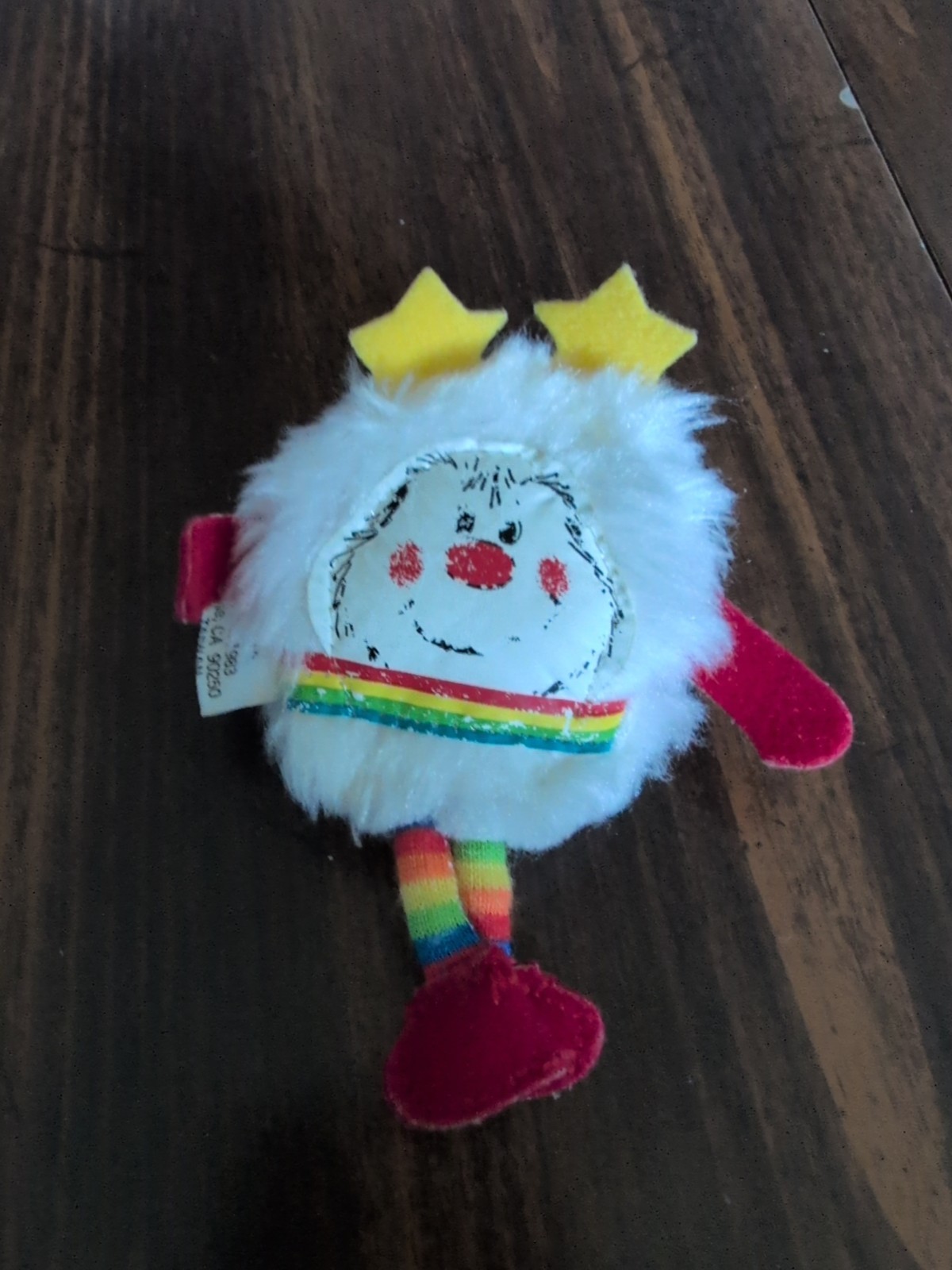 Vintage Mattel Rainbow Brite Mini 4” Twink Sprite plush 1983 Hallmark Cards