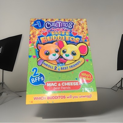 Cutetitos Taste Budditos MAC & CHEESE Mini Best Friends 2 Pet BFF's Inside  New