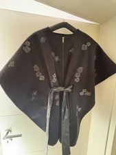 Desigual Poncho schwarz multicolor, Onesize, kaum getragen 