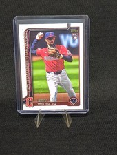 2025 Topps Update WILL WILSON (RC) Golden Mirror Image Variation Short Print