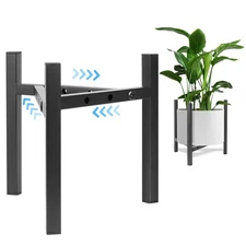 Airpark Plant Stand Indoor Adjustable, Metal Modern Plant Stands, Heavy Duty ...