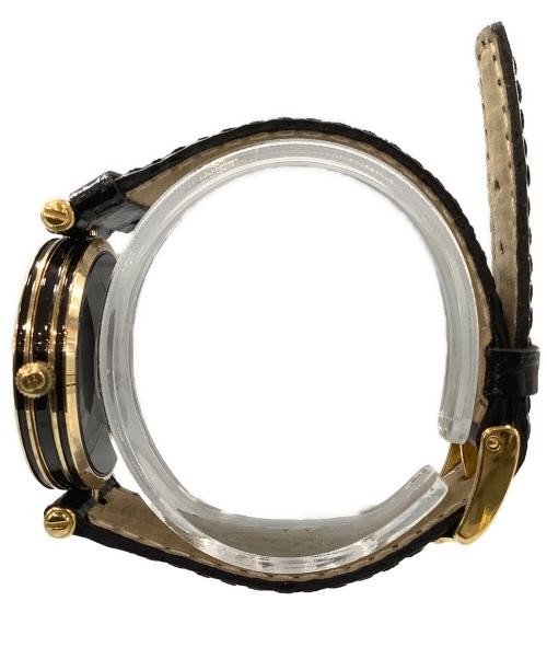 Gucci Quartz Ladies Watch Black Leather 2.5cm Used with Guarantee thumbnail 3