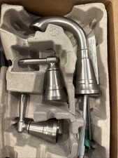 MOEN Halle 84972SRN Bathroom Faucet Open As Is See Photos Read