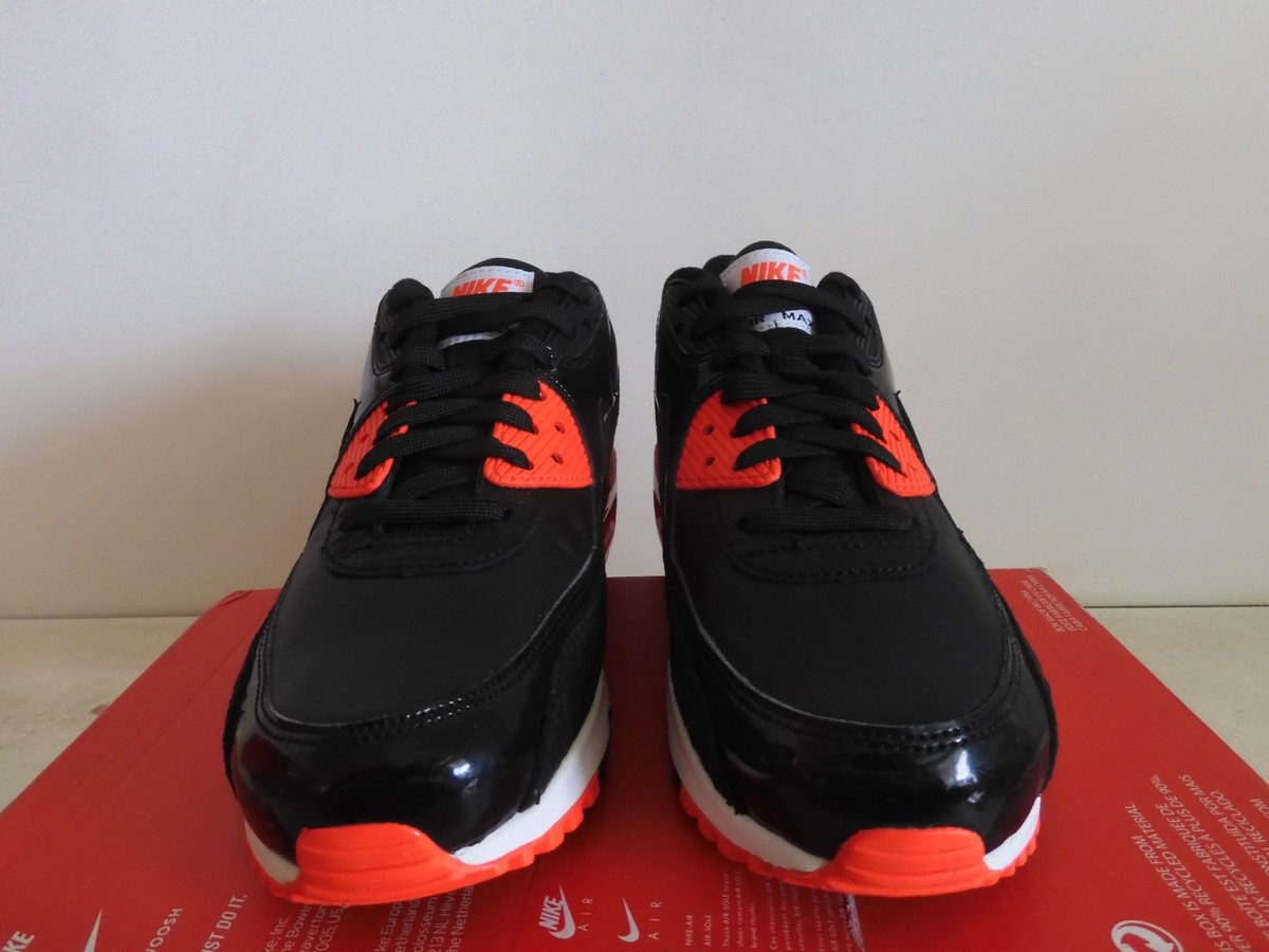 Nike Air Max 90 Anniversary Croc Black-Infrared-White Sz 8.5 Rare 