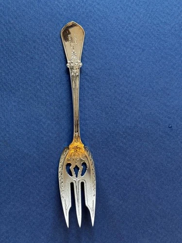 Swiss by Gorham Sterling Pie Fork- 5 3/4" Mono K