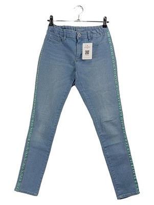 Stooker Kinder Jeans Slim Fit Gr. 164 Blau Seitenstreifen