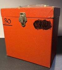 Platter-Pak Red 45 RPM 7" Record Case 8x8x5  