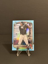 2025 Bowman Draft Chrome Kayson Cunningham 1st Sky Blue Refractor SP