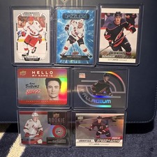 Upper Deck Carolina Hurricanes NHL 6-Card Lot Jarvis Suzuki Svechnikov Rookie