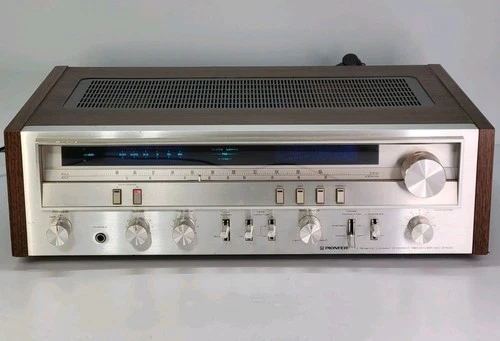 Vintage 1980 Pioneer SX-3700 AM/FM Stereo Phone Woodgrain Receiver Looks/Works!