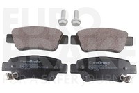 Eurobrake BremsbeläGe BremsklöTze FüR Honda CR-V III Re_ 2.0I-Vtec 4WD