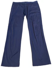 Rhone Commuter Performance Straight Leg Blue Golf Pants Men's Size 36x33
