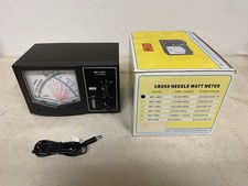 MFJ-891 CROSS NEEDLE SWR WATTMETER 1.6-60 MHz 2/20/200 WATT  NEW
